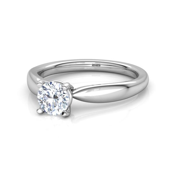 2 CT Classic Solitaire Moissanite Engagement Ring - Picture 4 of 6